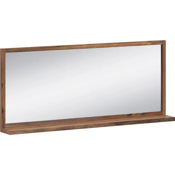 Koupelnový nábytek Dřevěné zrcadlo 138 cm Victoria III borovice hnědá