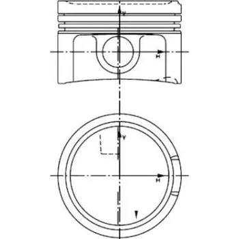 Píst motoru Píst KOLBENSCHMIDT 40434600