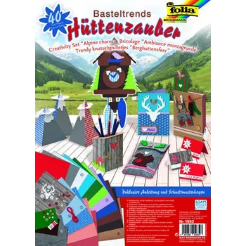 Výuková hračka Kreativní sada Magické hory – 40 dílů pro DIY dekorace a papírové projekty