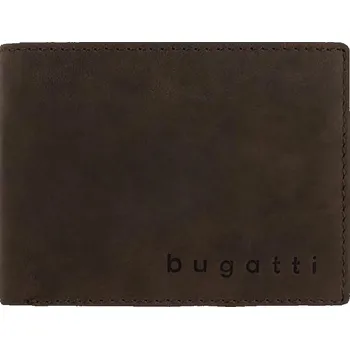 Peněženka Bugatti Luca Pánská kožená, hnědá