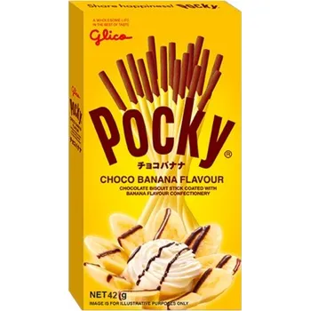 Čokoládová tyčinka Glico Pocky tyčinky Choco Banana PO EXPIRACI (42g)