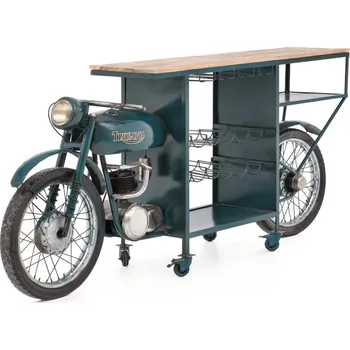 Barový stolek Barový stůl masiv mango + kov Represent