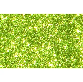 Pěnovka se třpytkami – samolepicí – 2 mm – 20 × 29 cm – 5 listů – světle zelená