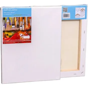 Malířské plátno 80x100 cm, 380 g/m2, možno objednat 10 ks v balení