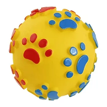 Hračka pro psa Pískající latexové míčky pro psy Barva: žlutá