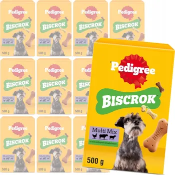 Pamlsek pro psa Pedigree Biscrok psí sušenky 500 g x12