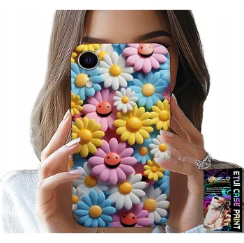 Pouzdro na mobilní telefon POUZDRO PRO IPHONE XR - BAREVNÉ KVĚTY, SEDMIKRÁSKY POUZDRO CASE