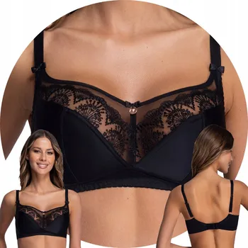 Dámské spodní prádlo Ava podprsenka s měkkými košíčky černá velikost 75J