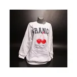 Dámská mikina Bonprix bílá s potiskem XXL