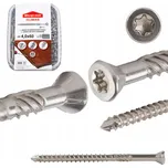 Nerezové vruty do dřeva 4x60 mm 200 ks terasové TORX A2 Klimas WN