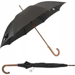 Automatický dlouhý deštník odolný proti větru rychleschnoucí šedý Oslo Doppler