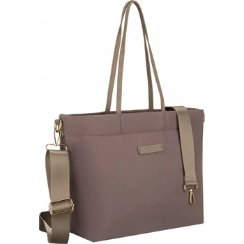 Kabelka Peterson kabelka nylonová béžová