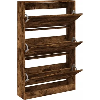 Botník Botník kouřový dub 80 x 21 x 125,5 cm