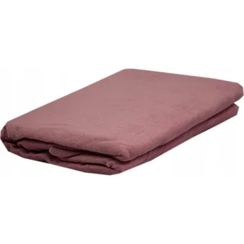 Prostěradlo Froté prostěradlo bez gumy, rozměr 200x200 cm, barva starorůžová KOBI