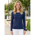 Dámské triko KIXMI RACHEL TMAVĚ MODRÁ S