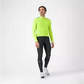 cyklistický dres Castelli Puro 4 Jersey pánský dres Electric Lime vel. L