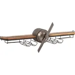 Dřevěná police ve tvaru vrtule Represent masiv mango