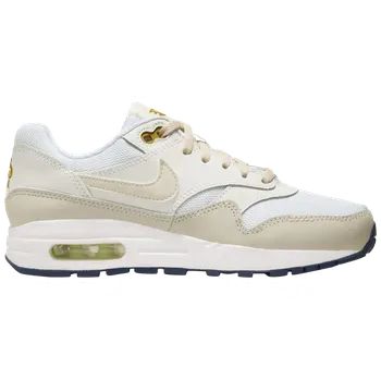 Dámské tenisky Nike Air Max 1 White Bronzine Barely Volt Light Orewood Brown (GS) Velikost: 38,5
