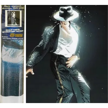 Diamantové malování Diamantový obrázek - Michael Jackson 30 x 40 cm