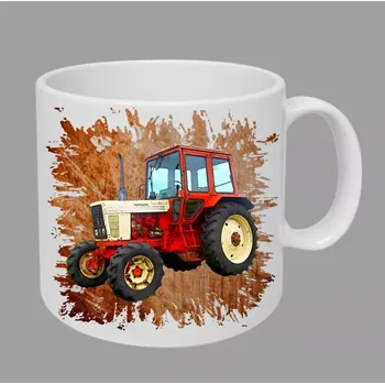 Moon River Belarus 572 hrnek s traktorem oranžový obsah 330 ml (hrneček traktor)