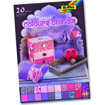 Umělecký papír Papíry "Barvy Indie" - PUNJAB - DIN A4