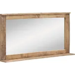 Zrcadlo s poličkou do koupelny 124 cm Puma II mango