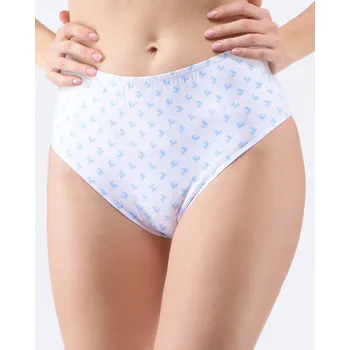 Kalhotky GINA 11090P Kalhotky klasické v nadměrných velikostech Barva: Bílá-Cukrová, Velikost: 4XL/5XL