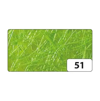 Sisal pro dekorace a kreativní tvoření – světle zelený, 45×2 m