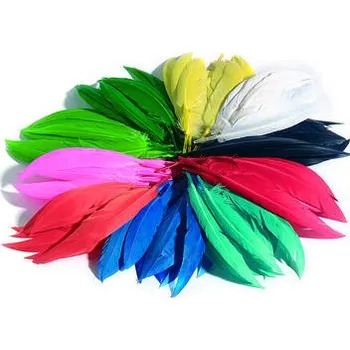 Indiánská barevná pera – 10–20 cm, 100 g – ideální pro kreativní tvoření