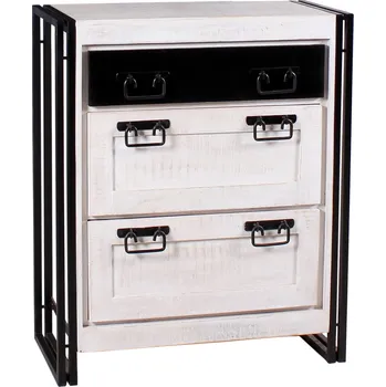 Botník Botník z masivu White Rocco mango