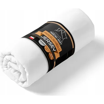 Prostěradlo Prostěradlo 120x200 z HRUBÉ polské PLETENINA hustě tkané 140g/m2 BÍLÉ