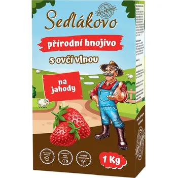 Pesticid Sedlákovo hnojivo s ovčí vlnou na jahody 1kg