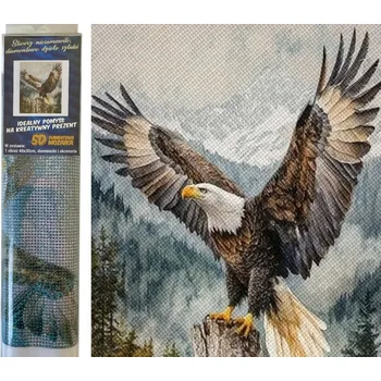 Diamantové malování Diamantové malování orel ve vzletu 30 x 40 cm