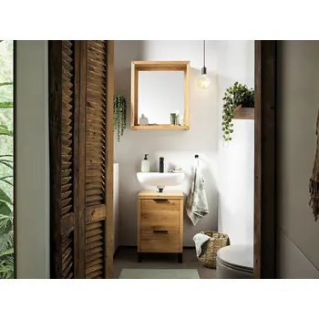 Koupelnový nábytek Nábytek do koupelny dřevěný Victoria divoký dub