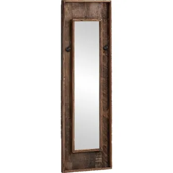 Koupelnový nábytek Zrcadlo s háčky 160x50 Amazonas recyklované dřevo