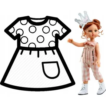 Doplněk pro panenku OBLEČENÍ PRO PANENKU PAOLA REINA 54449