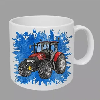 Moon River Case Farmall 115U Pro hrnek s traktorem modrý obsah 330 ml (hrneček traktor)