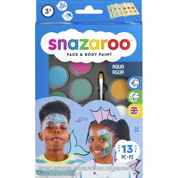 Speciální výtvarná barva Snazaroo sada obličejových barev - Vodní svět
