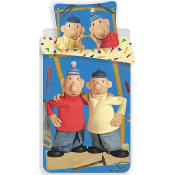 Povlečení Pat a Mat Povlečení 140×200 + 70×90 cm