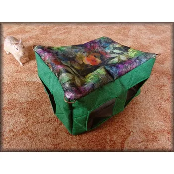 Kostka MAXI zelená, kovová poutka