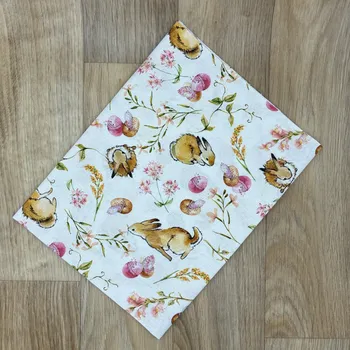 Velikonoční dekorace Obdélník Zajíčci velikonoční