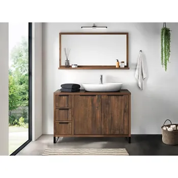 Koupelnový nábytek Koupelnový set 105 cm Victoria II borovice hnědá