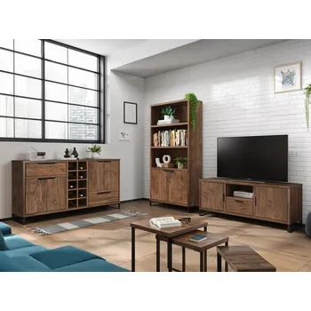 Obývací stěna Obývací stěna z masivu Victoria borovice hnědá