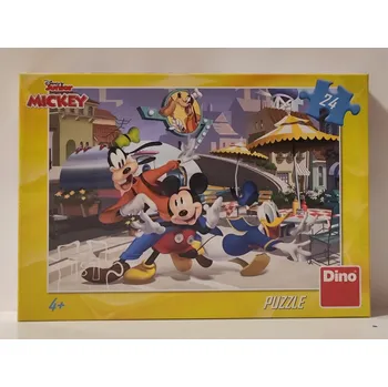 Puzzle DINO Puzzle 24 dílků – první puzzle pro děti od 4 let Motiv: Mickey mouse a přátelé
