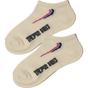 vel.98-152-Dívčí kotníčkové ponožky Design Socks jednobarevné - smetanová barva
