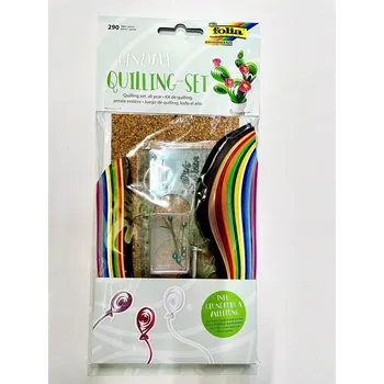 Umělecký papír Quilling sada – Celý rok, 290 dílů, kreativní tvoření