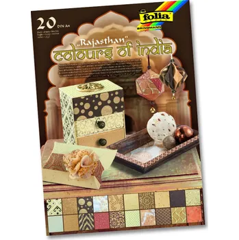Umělecký papír Papíry "Barvy Indie" - RAJASTHAN - DIN A4