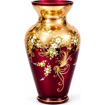 Váza Luxusní smaltová váza A7, 45cm - Rubín