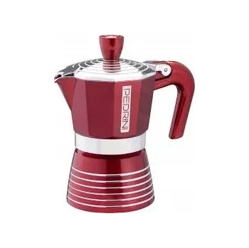Moka konvice Pedrini Infinity Passion Rossa 3 šálky moka konvice hliníková, brokátový lak