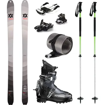 Sport Skialpový set VÖLKL Rise 80 s pásmi + lyžáky + hole